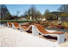 Banca din material acrylic